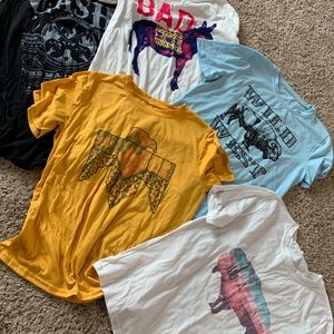 Lot of graphic shirts